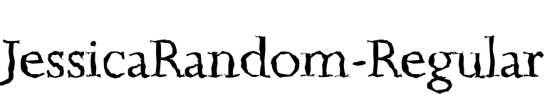 JessicaRandom-Regular font preview
