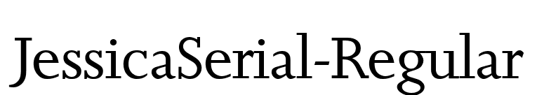 JessicaSerial-Regular font preview