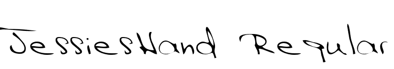 JessiesHand Regular font preview