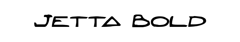 Jetta Bold font preview