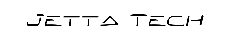 Jetta Tech font preview