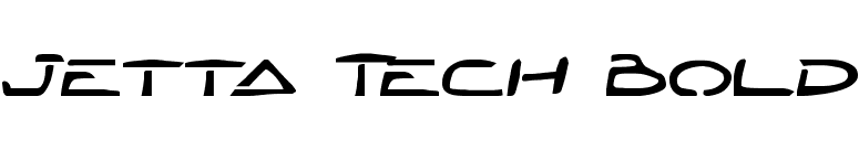 Download Jetta Tech Bold Font For Free