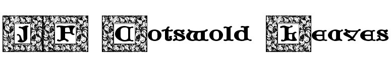 JF Cotswold Leaves font preview