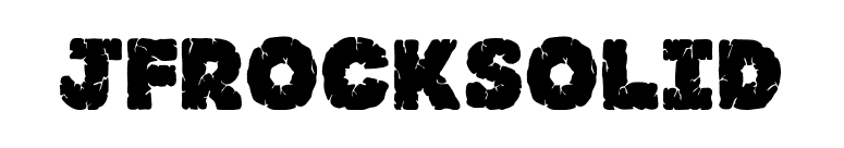 JFRockSolid font preview
