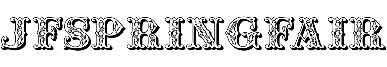 JFSpringFair font preview