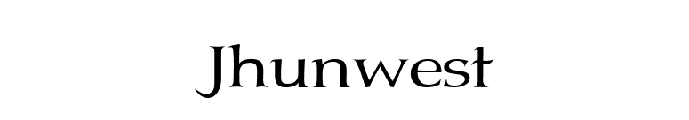 Jhunwest font preview