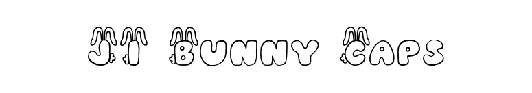 JI Bunny Caps font preview