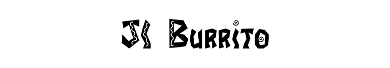 JI Burrito font preview