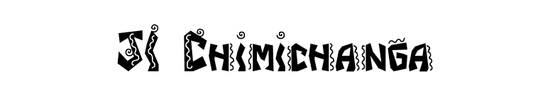 JI Chimichanga font preview