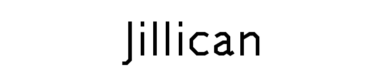 Jillican font preview