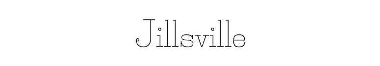 Jillsville font preview
