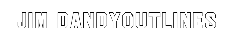 Jim DandyOutlines font preview