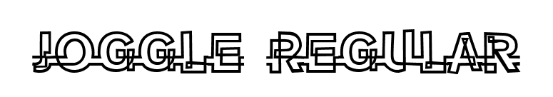 Joggle Regular font preview