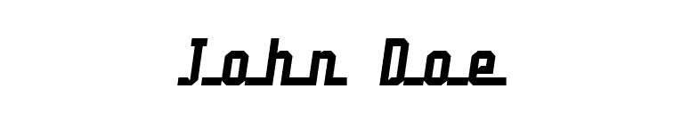 John Doe font preview