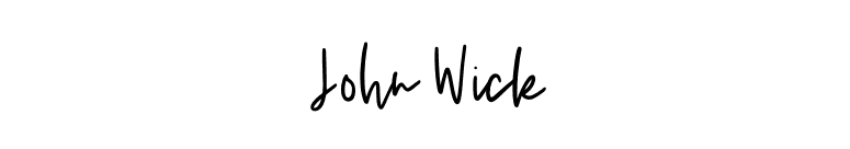 John Wick font preview