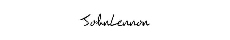 JohnLennon font preview