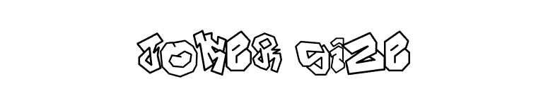 JOKER SIZE font preview