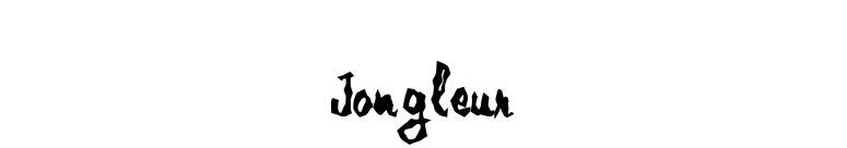Jongleur font preview