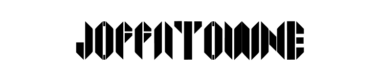 JOPPATOWNE font preview