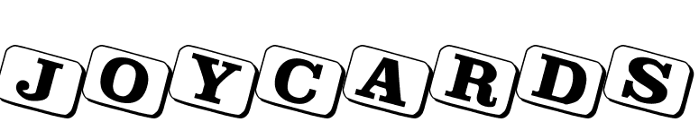 JoyCards font preview