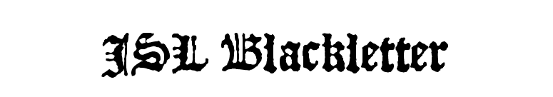 FontsMarket.com - Details of JSL Blackletter font