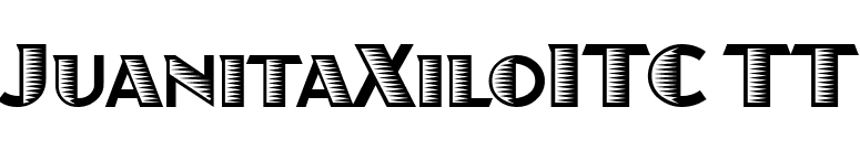 JuanitaXiloITC TT font preview