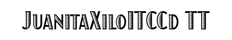 JuanitaXiloITCCd TT font preview