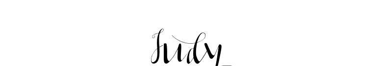 Judy font preview