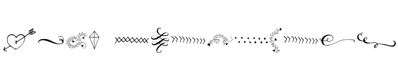 Judy Ornaments font preview