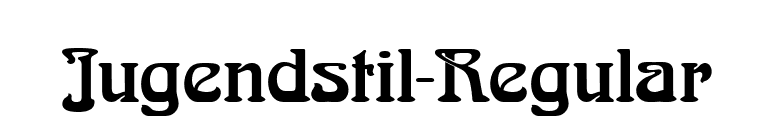 Jugendstil-Regular font preview