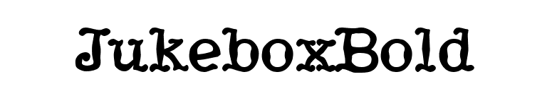 JukeboxBold font preview