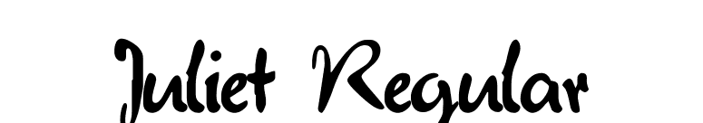 Juliet Regular font preview