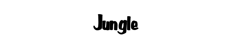 Jungle font preview