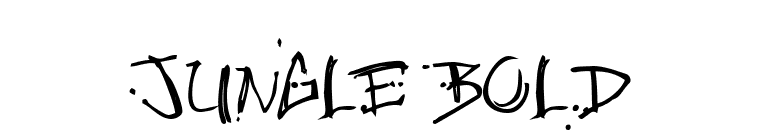 Jungle Bold font preview