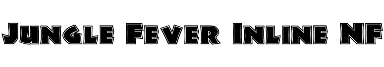 Jungle Fever Inline NF font preview