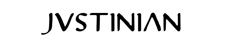 Justinian font preview