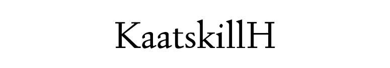 KaatskillH font preview