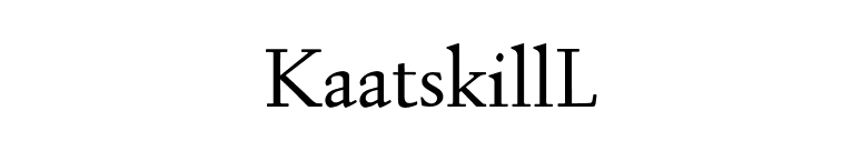 KaatskillL font preview