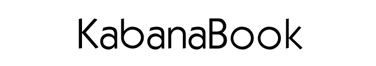 KabanaBook font preview