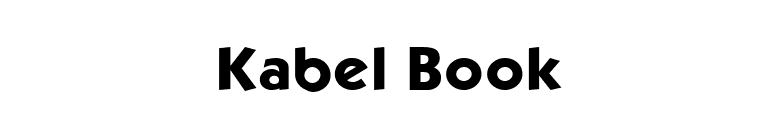 Kabel Book font preview