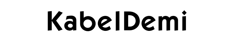 KabelDemi font preview