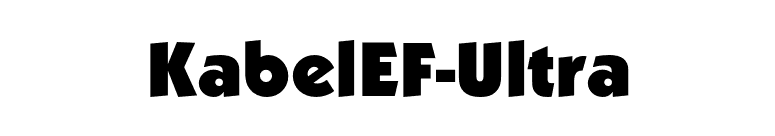 KabelEF-Ultra font preview