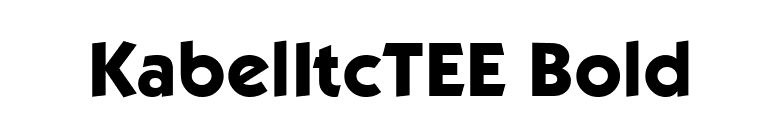 KabelItcTEE Bold font preview