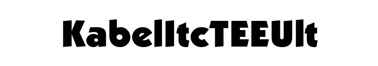 KabelItcTEEUlt font preview