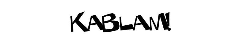 KaBlam! font preview