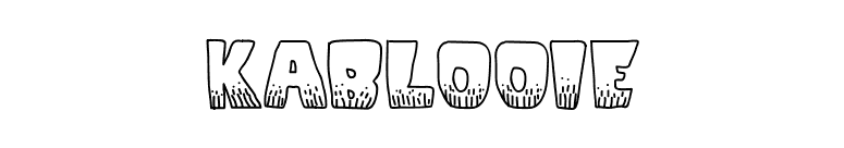 KaBlooie font preview