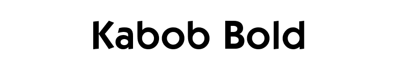 Kabob Bold font preview