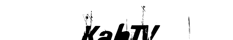 KabTV font preview