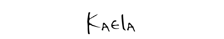 Kaela font preview