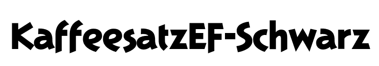 KaffeesatzEF-Schwarz font preview